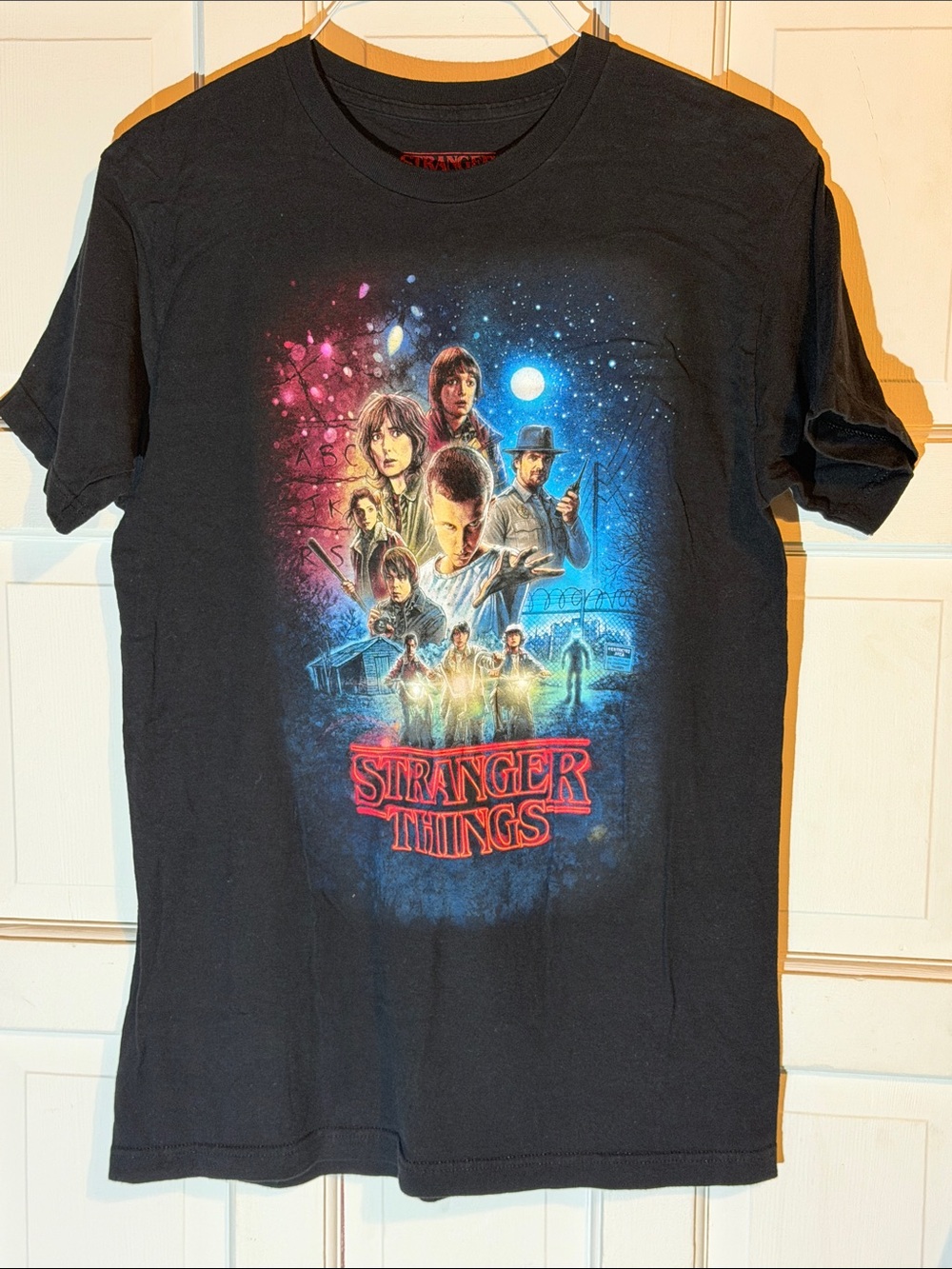 Stranger Things Graphic Adult Tee - Black